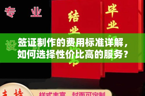 浚县签证制作的费用标准详解，如何选择性价比高的服务？