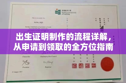 浚县出生证明制作的流程详解，从申请到领取的全方位指南