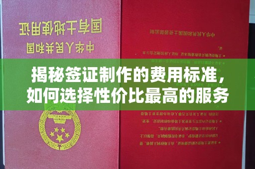 浚县揭秘签证制作的费用标准，如何选择性价比最高的服务？